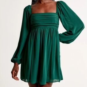 Abercrombie & Fitch dress NWT black and green